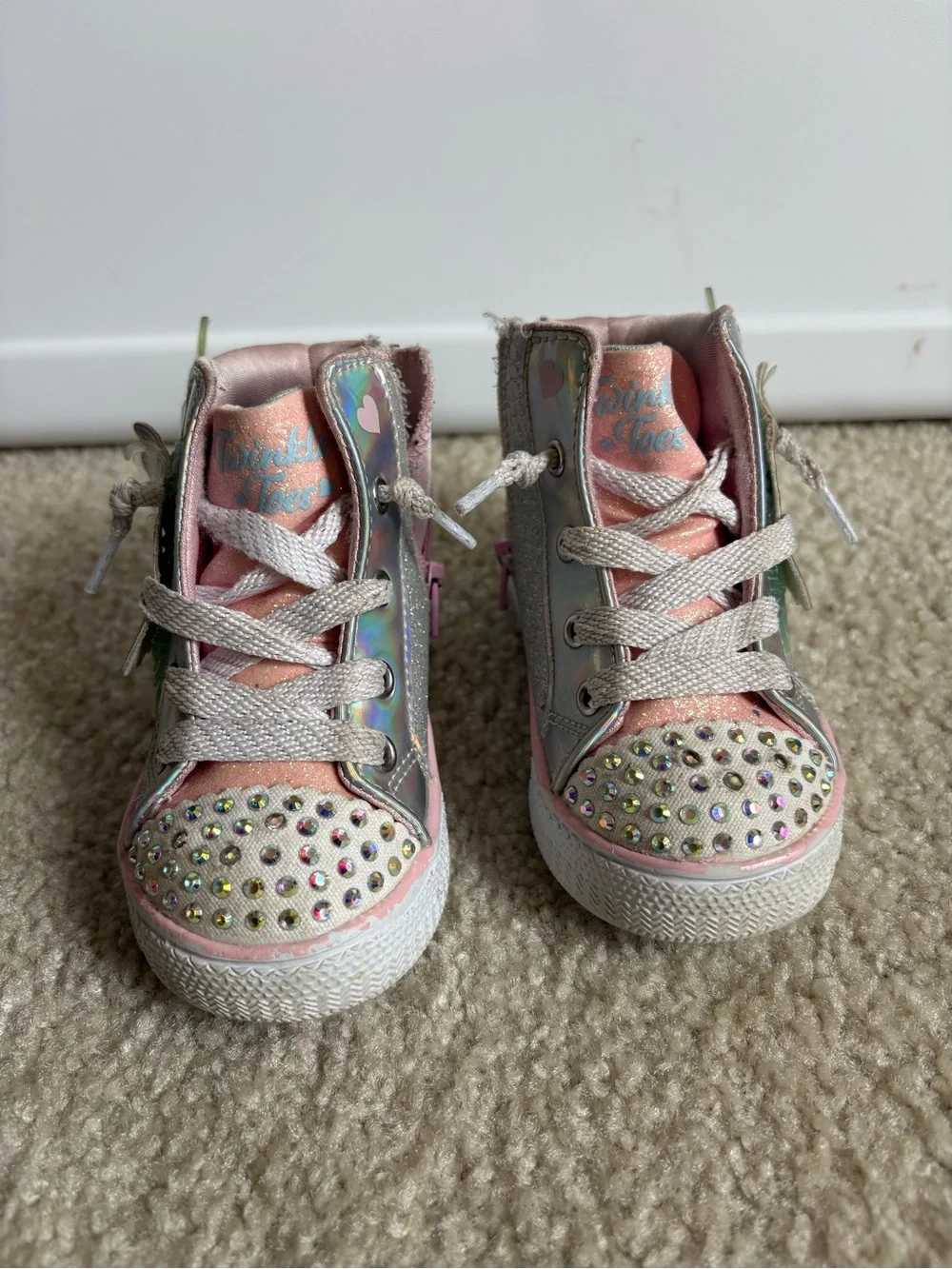 Skechers sparkly iridescent